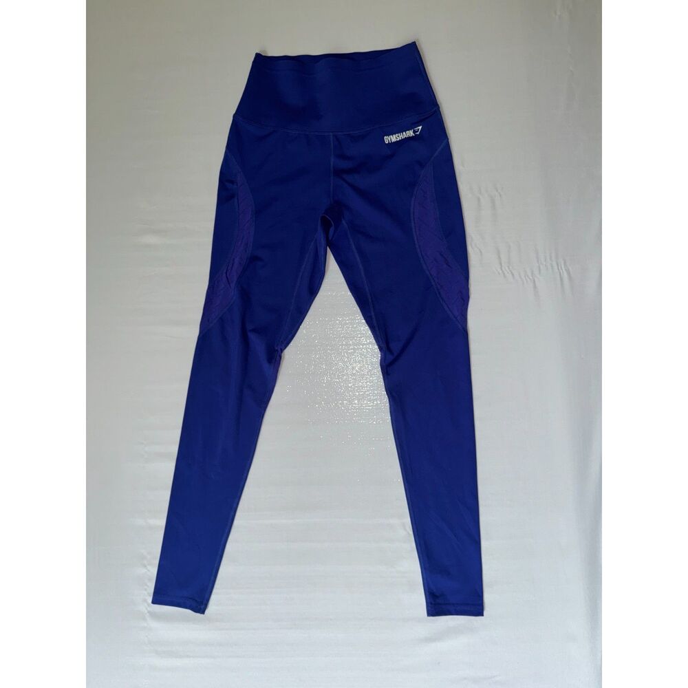 Gymshark Purple High Waisted Panel Leggings | Size Unknown